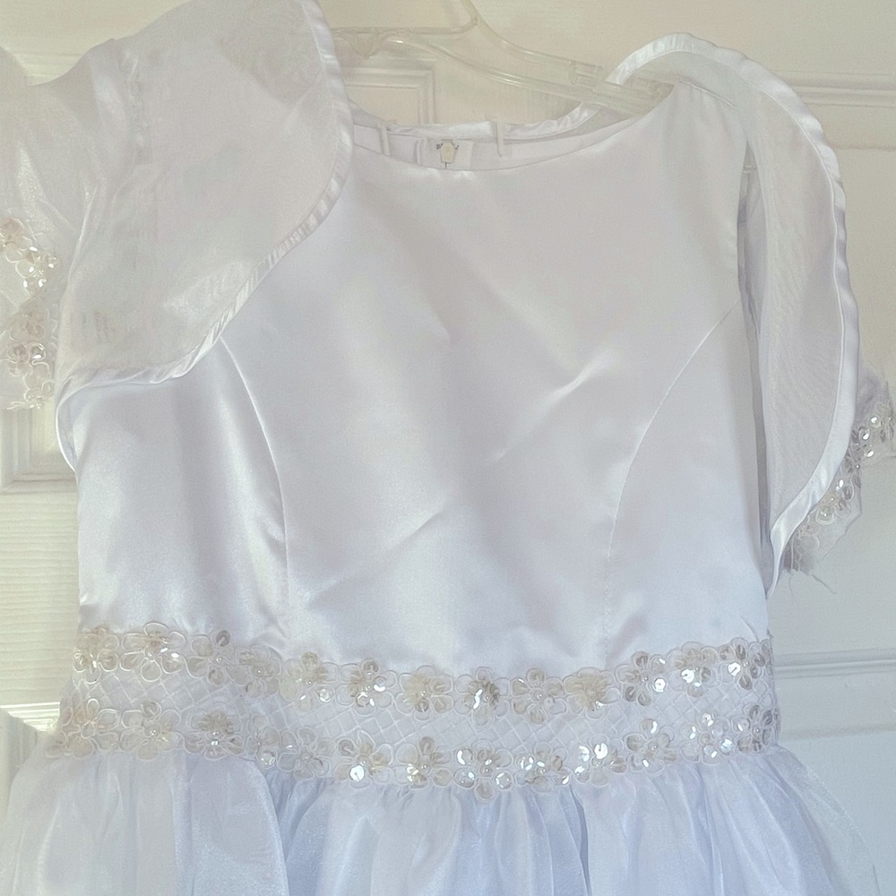 2 pieces First communion dress with Tiara